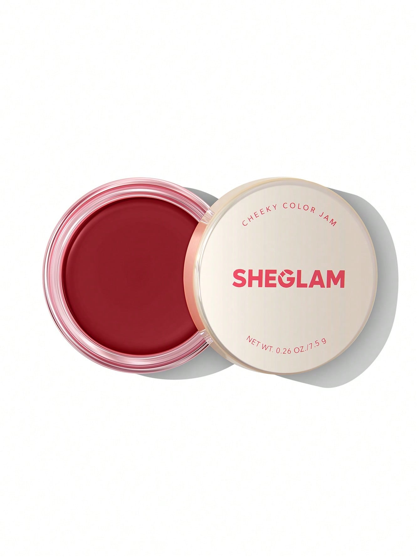 6973474682994 Sheglam Cheeky Color Jam Lip & Cheek Cream Blush - Scarlet Sunset, 7.5g - Image 1