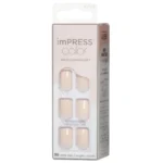 Kiss Impress Color Nails - Point Pink
