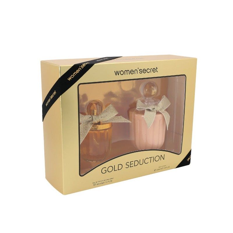 8411114054926 Gold Seduction Set EDT (100ML+Body Lotion 200ML) - Image 1
